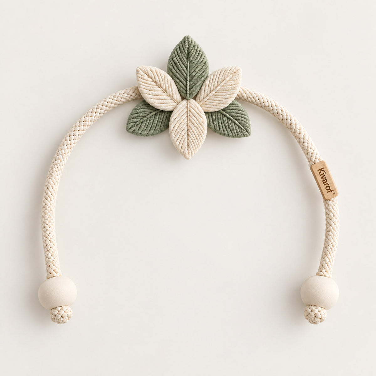 Lavender Crochet Flower Curtain Tieback – Soft Lilac