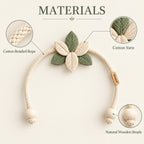 Lavender Crochet Flower Curtain Tieback – Soft Lilac
