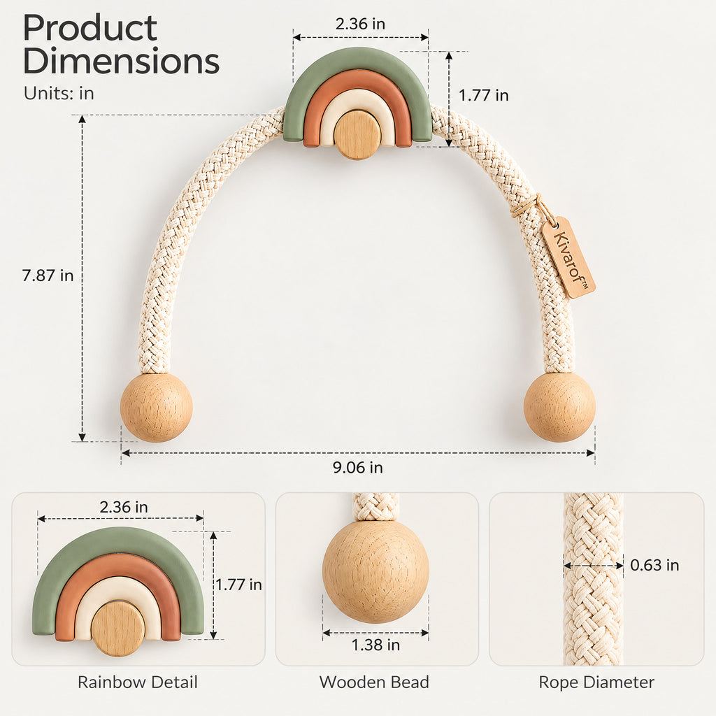 Terracotta Linen Flower Curtain Tieback – Earthy Drapery Accent