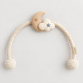 Ivory Blush Rose Curtain Tieback – Romantic Window Accent