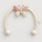 Blush Pink Lotus Curtain Tieback – Delicate Floral Drapery Accent